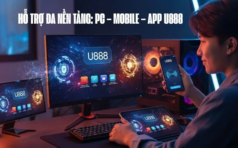 HỖ TRỢ ĐA NỀN TẢNG PC – MOBILE – APP U888